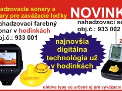 Nahadzovacie sonary a sonary pre zavacie loky