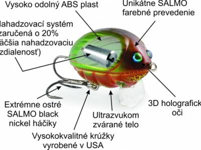 Najnov hit medzi voblermi SALMO Lil Bug.