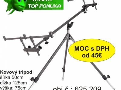 Najlacnej a najpredvanej rybrsky tripod op skladom