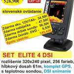 Prve sme naskladnili vianon set sonaru Lowrance Elite-4 DSI.