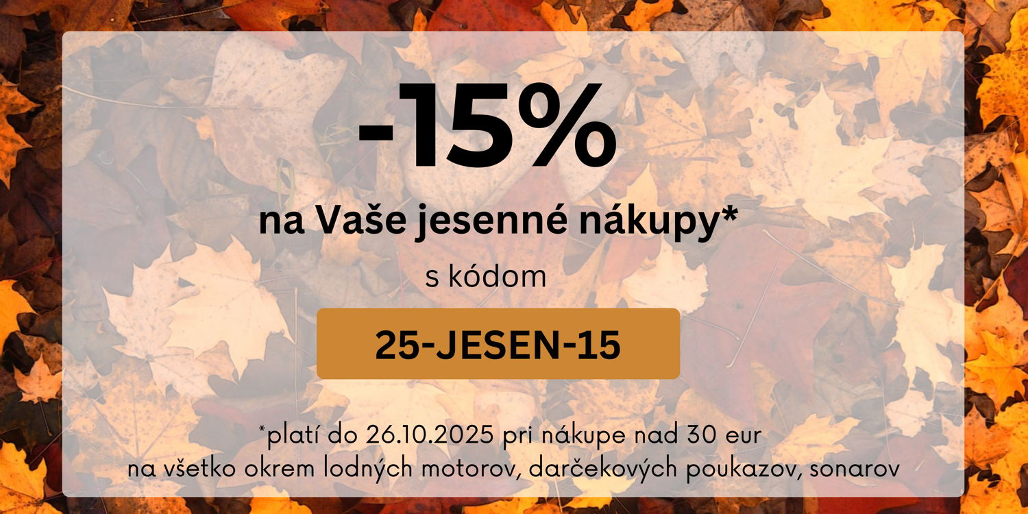 Jesenná zľava 15%