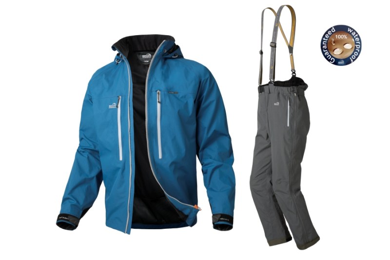 Geoff Anderson bunda DOZER Light modrá+nohavice URUS LIGHT čierne set