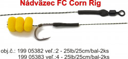 Nadvzec FC Corn, 25lb, 25cm, farba weedy-zelen, 2ks
