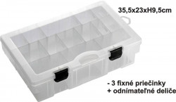 BOX 35,5x23x9,5cm, 3pevn + variab. priehrad