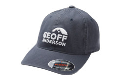 �iltovka Geoff Anderson Flexfit Washed modr� 3D logo