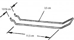 Lochpl.-Schlaufenhaken 12cm