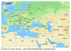 Sonarov mapy Lowrance C-Map - Eurpa Juh