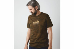 Tri�ko Geoff Anderson Organic Tee leaf s oran�ov�m logom