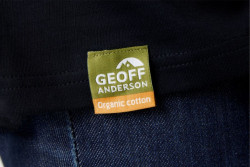  Tri�ko Geoff Anderson Organic Tee retro 1999 �ierne