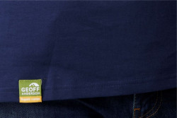  Tri�ko Geoff Anderson Organic Tee retro 1999 modr�