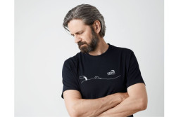  Tri�ko Geoff Anderson Organic Tee pollution �ierne