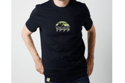 Tri�ko Geoff Anderson Organic Tee retro 1999 �ierne