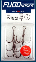 Rybrske trojhiky Fudo Hooks Treble - 6ks